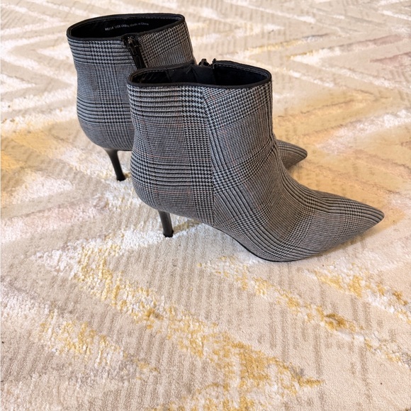 Cabi Plaid Ankle Boots - Gray - Picture 2 of 2